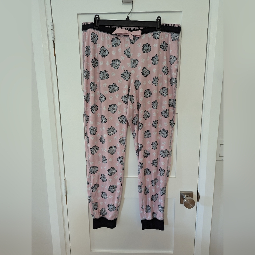 Garfield Pink XL Pajama Pants
